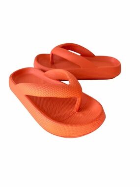 The Cloudies Orange Waterproof Flip Flops New Size 36-37